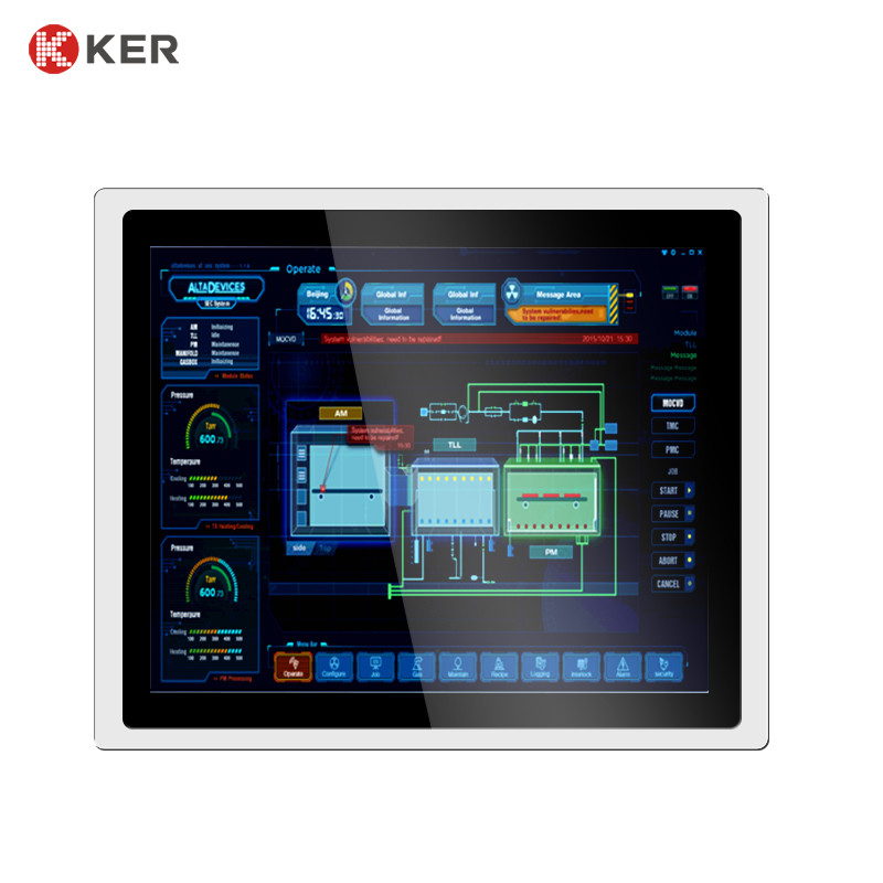 China 10.1 Inch Wall Mount High Brightness Capacitive Touch Industrial Monitor Self Service Terminal Self Service Kiosk wholesale