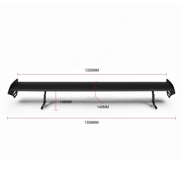 Punchless Adjustable Rear Wing Spoiler 135cm Length