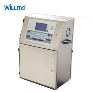 China Pharmaceuticals industry wine glass bottle automatic inkjet coder printer machine for printing expiration date on sale