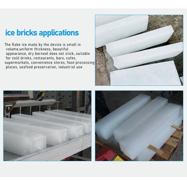 Anti Corrosion Direct Cooling Ice Block Machine Automatically Big Block Ice Maker