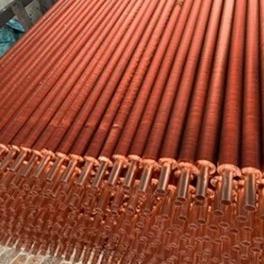 China DELLOK Cupronickel fin tube,finned copper tube,brass fin tubes for heat exchanger,Condenser,Evaporator on sale