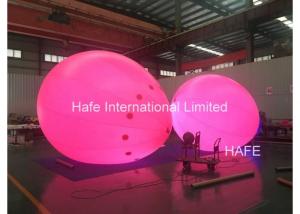 China 6m Helium Balloon Lights , Inflatable Lighting Balloon Sky Round Airship on sale