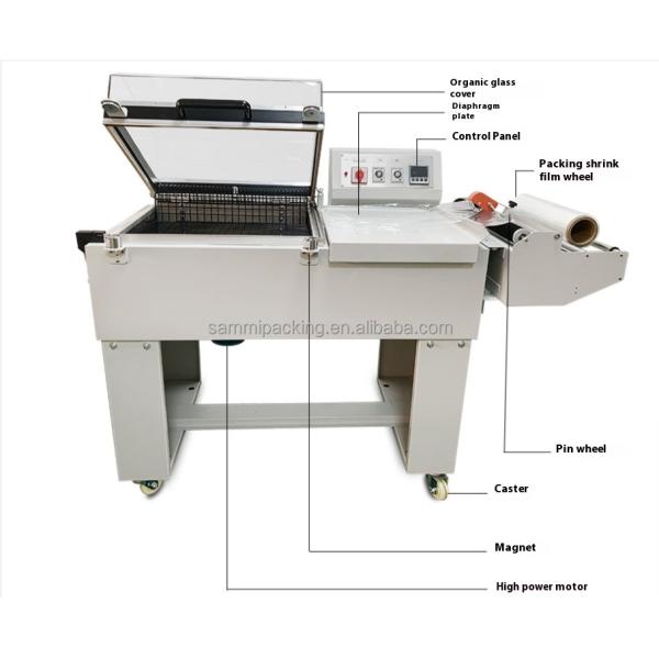 FM-5540 Shrink Wrapping Machine 2 in 1 POF PVC Shrink Film Shrink Packing Machine