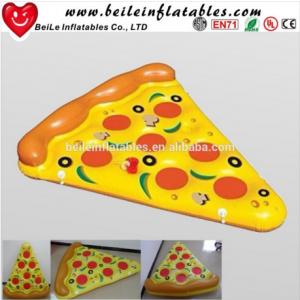 China 2016 Stock Giant PVC air bed inflatable pizza float on sale