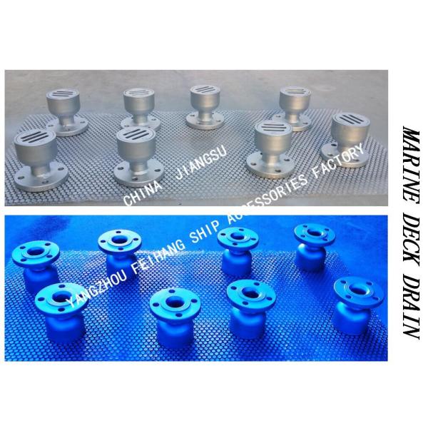 Q235-A Carbon Steel Galvanized Marine Floor Drain-Marine Round Water Leak-Marine Round Water Leak with Flange YBS32 CB/T