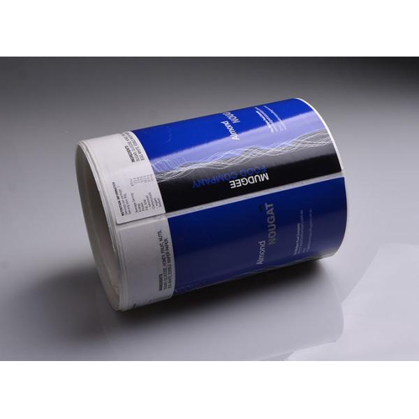 Personalized printed cmyk full color sticky paper roll packaging labels