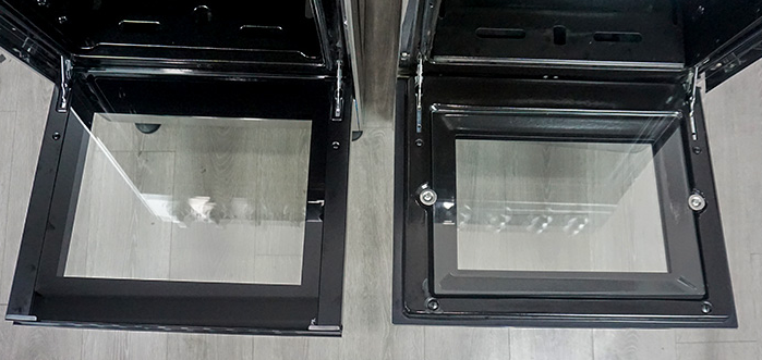 50x50 20' Feet Freestanding Gas Cooker 4 Burner Glass Lid Stainless Steel Cook Stove