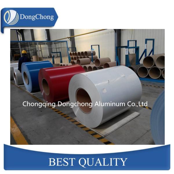 Coloured 1060 Aluminium Alloy Sheet Painted Aluminum Coil For Roofing ASTM