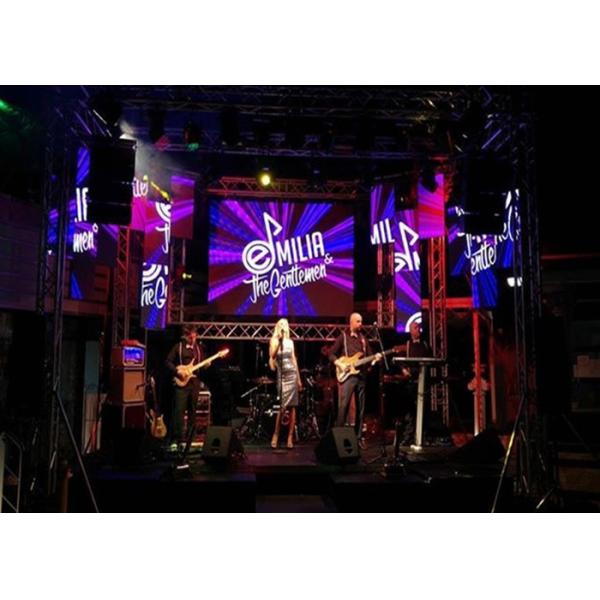 P3.9mm HD Audio Visual Led Video Wall Panel , Slim indoor advertising led display Rental