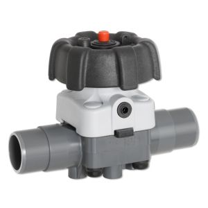 China UPVC Double Ring Pneumatic Diaphragm Valve Leak Proof Gas Media wholesale