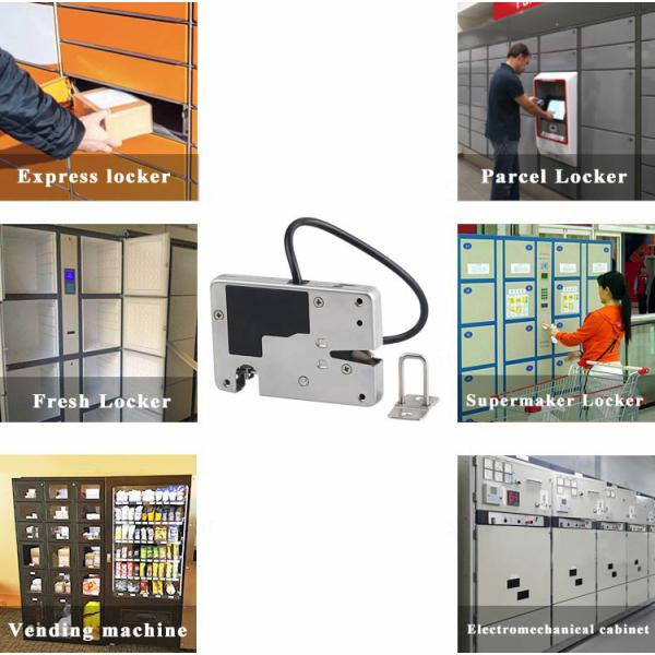 Automatic Electric Cabinet Magnetic Lock Remote Control 12V Stainless Steel