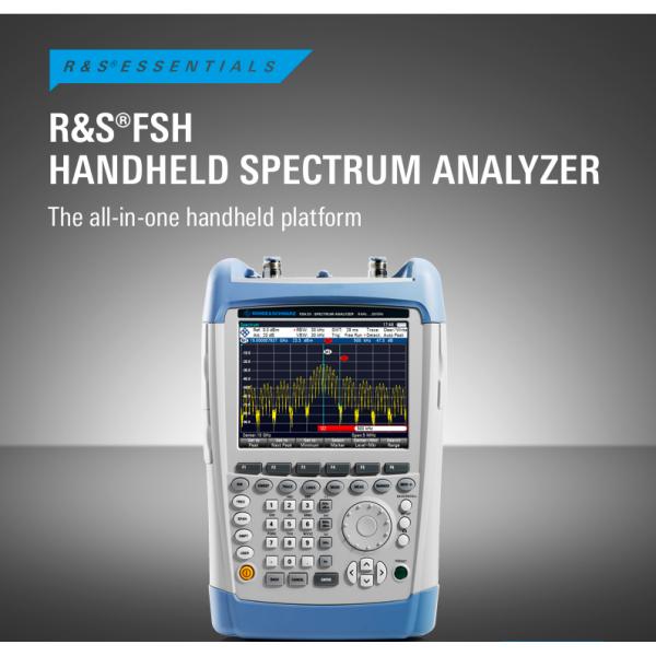 Rohde & Schwarz FSH4 FSH8 FSH13 FSH20 Handheld Spectrum Analyzer with 9 kHz to 20 GHz Range and Excellent Sensitivity for All-in-One Spectrum Analysis