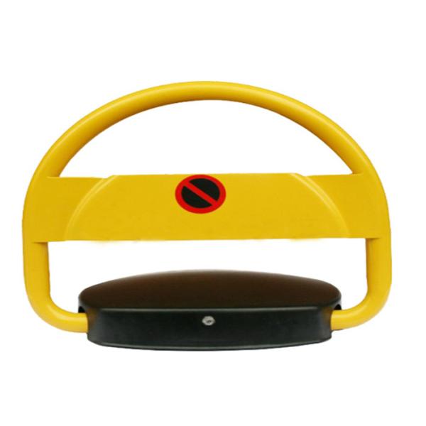 Heavy Duty Anti - Theft Car Parking Lock With Spraying Plastic Coating