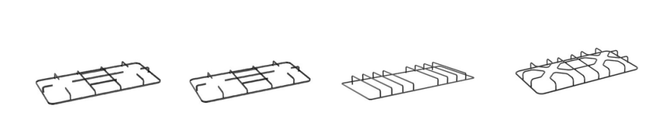 Household 1000W Electric Gas Stove With 2 Electric Cooker And 2 Burner Cooker