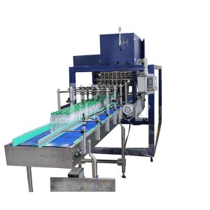 China Fully Automatic Linear Shrink Wrapper For Plastic Bottle Packing Equipment With Printed Films on sale