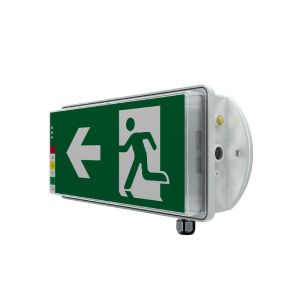 Wall Mounted LED Exit Emergency Light 2200k-7000k 100-277V