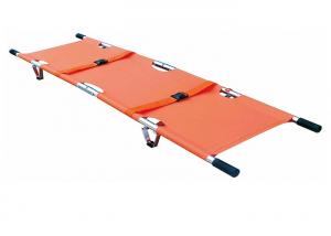 China Medical Emergency Rescue 2 Folding Stretcher Collapsible Ambulance Stretcher on sale