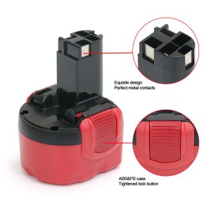 2000mAh 9.6 v bosch battery Rechargeable Bat048 Bat100 Bat119