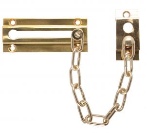China Solid Brass  Security Door Locks , Commercial Door Locks Chain Guard wholesale