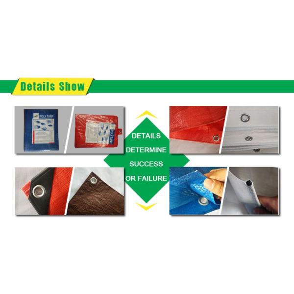 UV Resistant 6*8FT HD Silver Tarp Storage Tarp Packed With The Display Box For Promoting