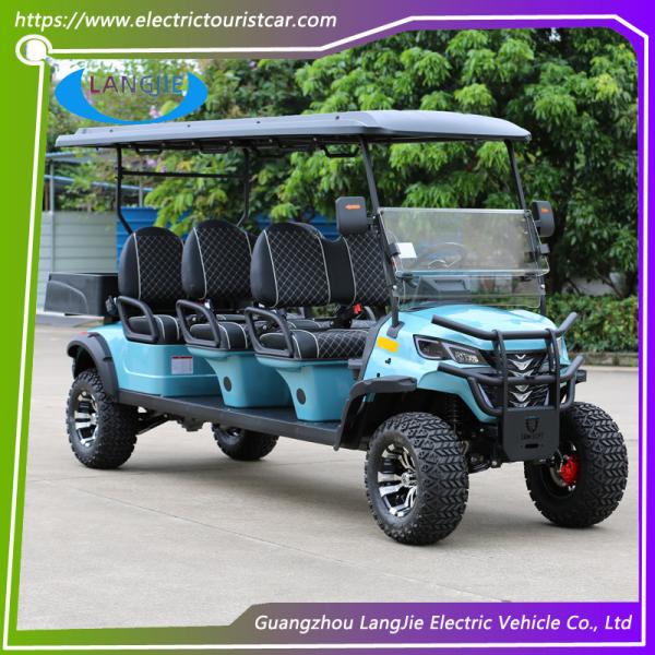 Customization 6 Seater Golf Club Car 48v Battery Hunting Electric Golf Cart Off Road
