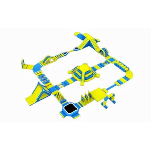 Buy cheap 0.9mm PVC Tarpaulin Outdoor Inflatable Water Parks , Floating Obstacle Course from wholesalers