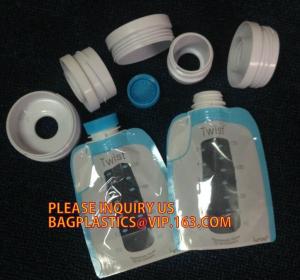 China k reusable drink pouch with spout bath tea bag zipper valve flat bottom pouches milk tea powder packaging bag wholesale