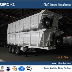 China hot selling dump trailer , hydraulic dump trailer , tractor hydraulic dump trailer on sale