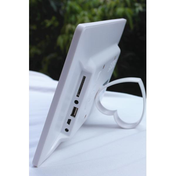 10" digital photo frame remote control super thin 16:9 ratio Support MP3/4 for advertisement or gift