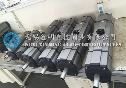0-180 degree pneumatic rotary actuator autocontrol valves rack and pinion type