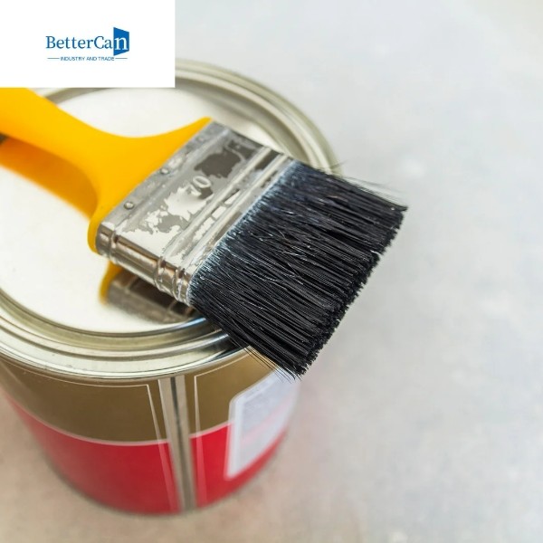 Custom Empty Quart Paint Cans Rectangular Tin Can With Screw Cap ISO 9001