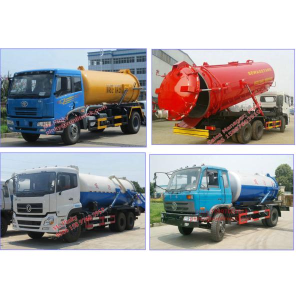 8000Liters Sewage Suction Truck Dongfeng Jet Vacuum Suction Truck 4×2 Driving Type