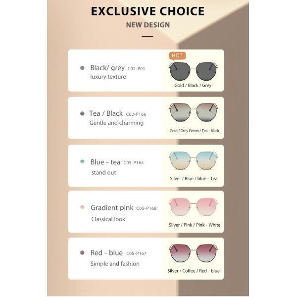 Protect Eyes Round Metal Sunglasses CE , Anti UV Polarized Sunglasses