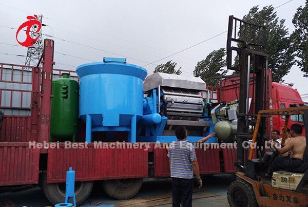 Semi Automatic Egg Sorting System 7.5kw , Aluminum Egg Tray Making Machine Doris