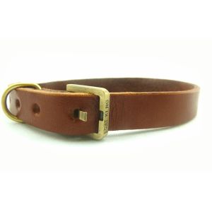China Pet leather collars wholesale