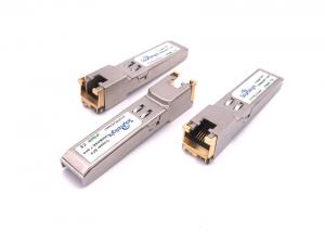 China 1000base-T Copper Sfp Transceiver Module For Ethernet Rj45 100m Over Cat5 Cable wholesale