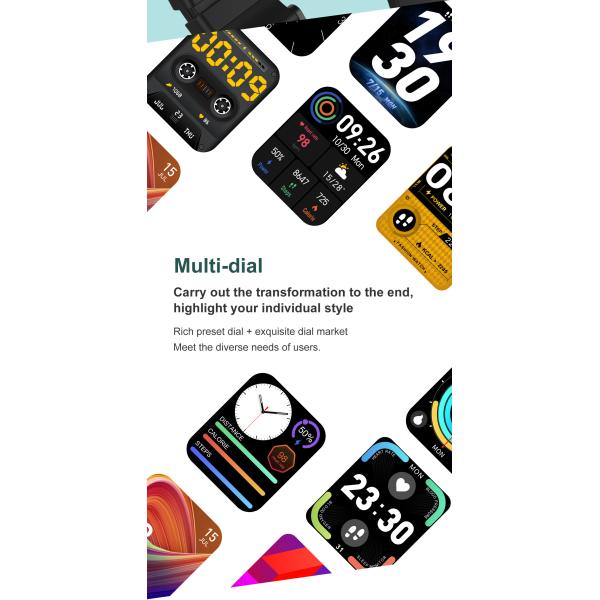 Dt94 Gts 2 Smart Watch Men Bluetooth Call 1.78 Screen Fitness Tracker Blood Pressure Ecg Sport Women Smartwatch