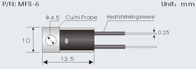 Automobile Brake Temperature Detection Sensors MFS Series 5
