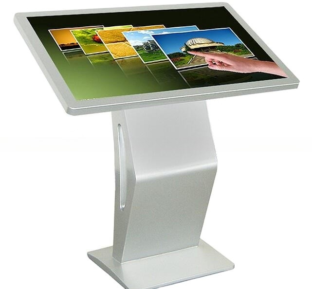 China touchscreen PC kiosk, cheap touch screen all in one PC, 24 inch LCD TV advertising display wholesale
