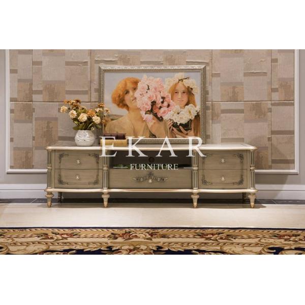 Home Furniture Western-Style Modern Tv Stand Modern Recycle Wood Tv Stand