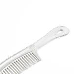Durable Metal Grooming Comb Customize Logo Printing Handle With Front Hook