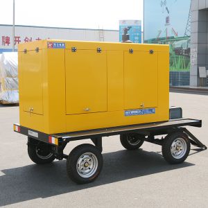 China Mobile Stable Trailer Type Generator Weatherproof Electric Start wholesale