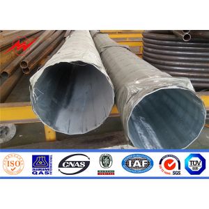 China Q235B Q345B Steel Electric Transmission Steel Power Poles With Cross Arm wholesale
