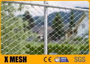 China 9 Gauge 50x50mm 6 Feet Chain Link Fence Panels Wire Mesh Security Fence on sale