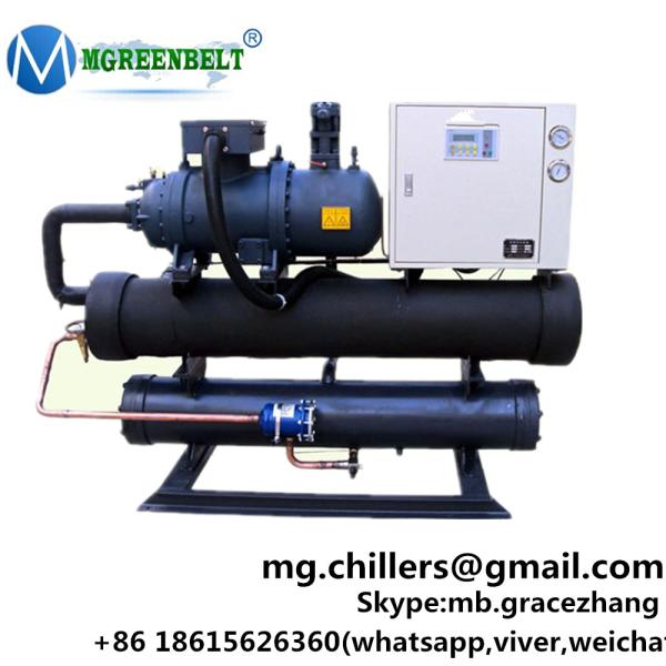 -5 Degree C Brewery Dairy Water Cooled Screw Glycol Chiller For Cooling Jacket