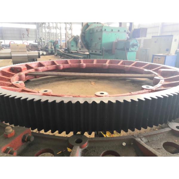 Custom Large Size 42CrMo4 34CrMo4 Ring Gear Spur Gear For Mill Differene Materials