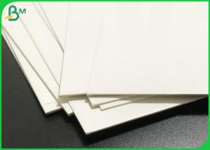 China C1S One Side Glossy White Cardboard 1mm 1.5mm Duplex Board White Back Sheets wholesale