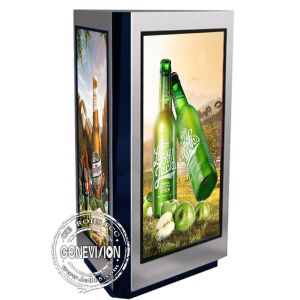 China 55 Inch IP65 Triangle Outdoor Digital Signage Kiosk wholesale