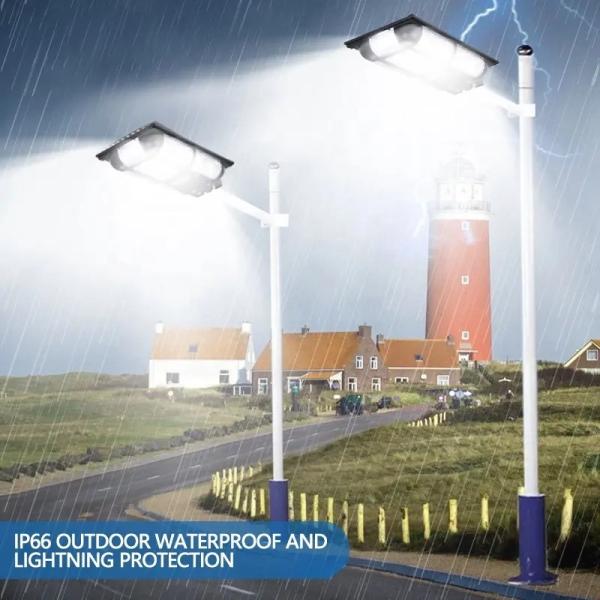 Motion Sensor Solar Street Light 100W Solar Powered Street Light With Auto Intensity Control