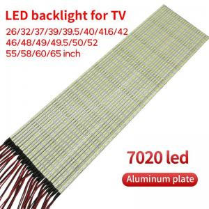 China 26to 65 LED Backlight Strip 7020 LED Edge Strip 3.8mm wide aluminum plate on sale